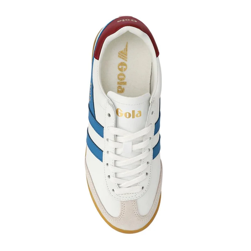 Gola Torpedo Leather Trainers - JAC41503 / 326 754 - White-Blue