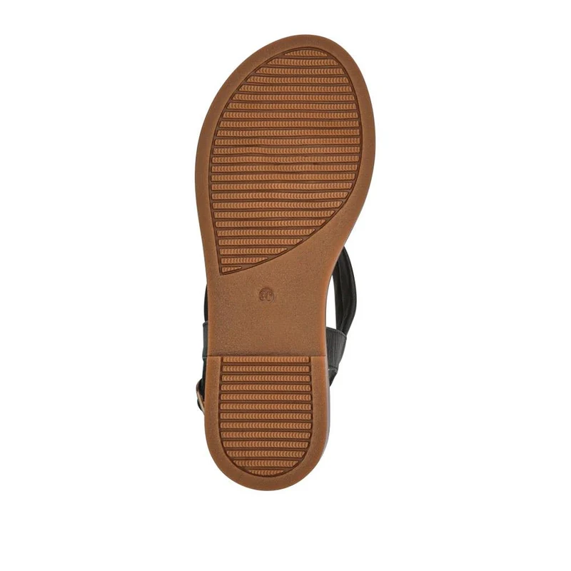 Haliwide Leather Wide-Fitting Sandals - HALIWIDE / 327 490 - Black