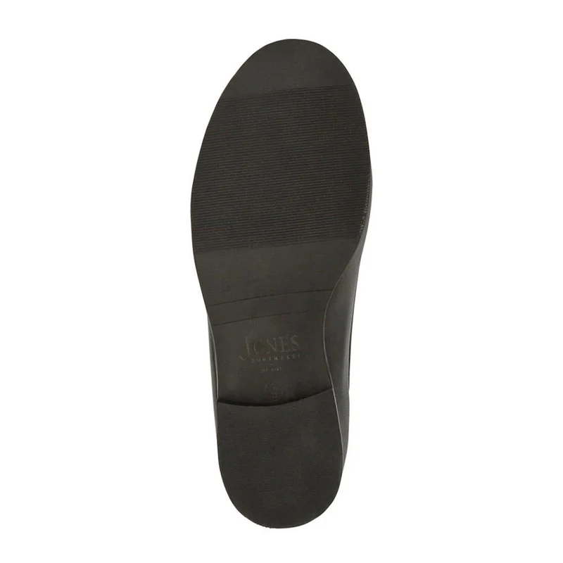 Lorella Leather Heeled Loafers - LORELLA / 327 456 - Black Leather