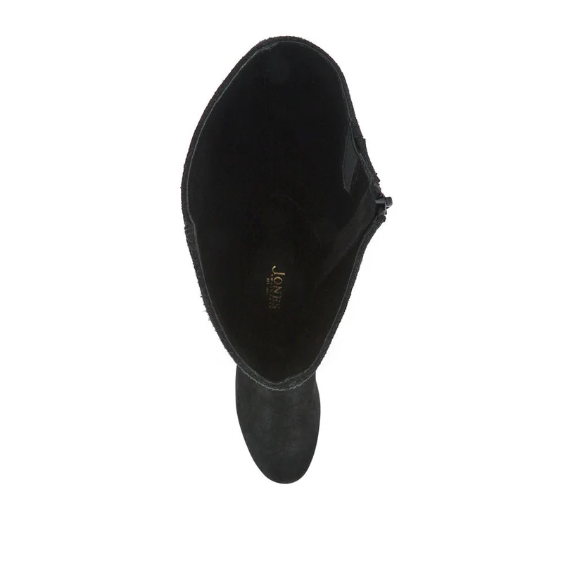 LouLou1 Medium Calf-Fit Long Boots - LOULOU1M / 328 291 - Black Suede