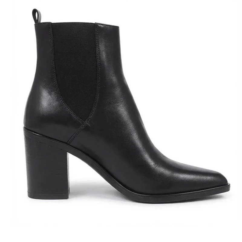 Kalamata Heeled Ankle Boots - KALAMATA / 325 867 - Black