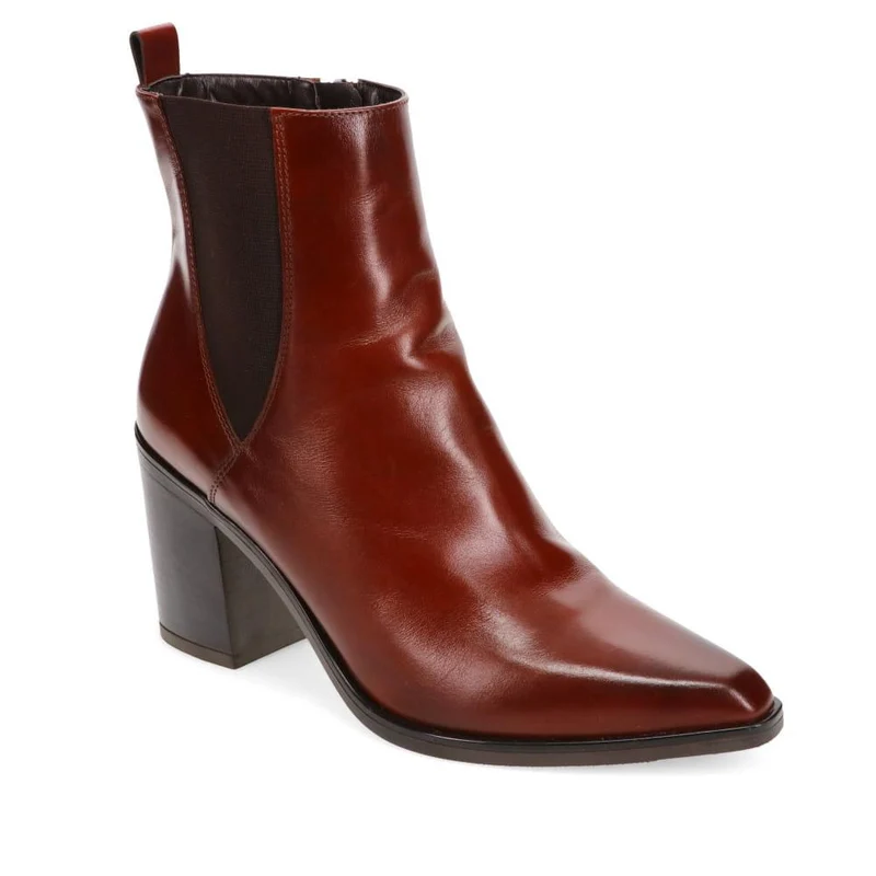Kalamata Heeled Ankle Boots - KALAMATA / 325 867 - Brown