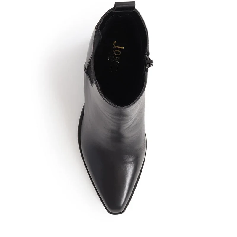 Kalamata Heeled Ankle Boots - KALAMATA / 325 867 - Black
