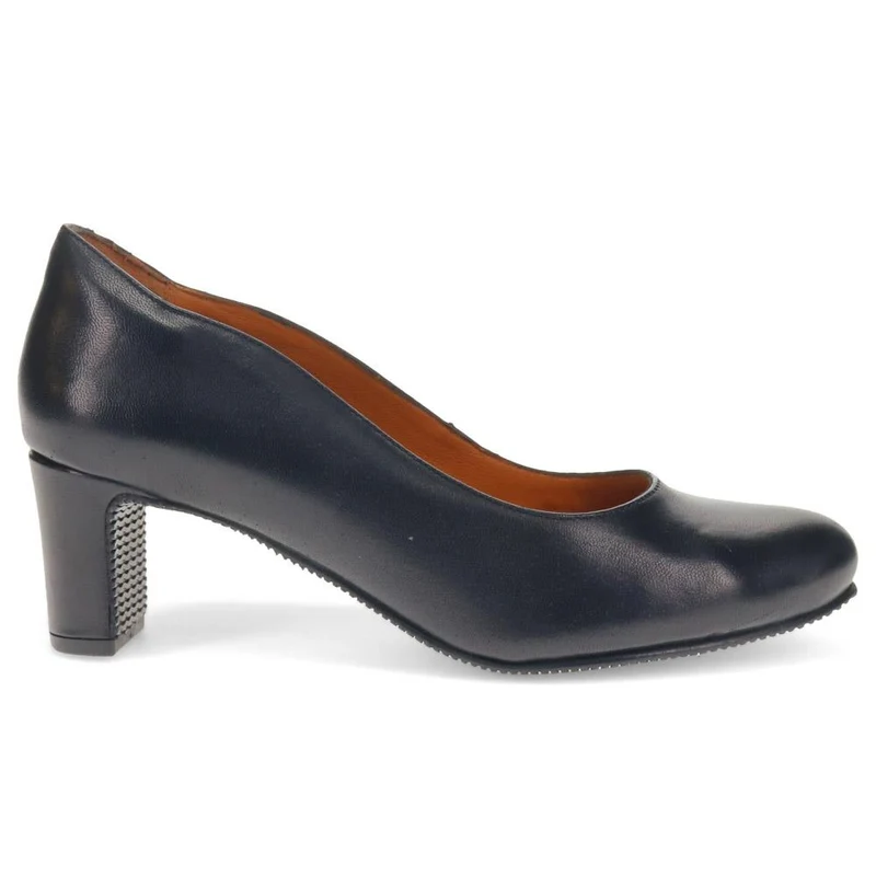 ZoeyWide Leather Court Shoes - ZOEYWIDE / 325 774 - Black Leather