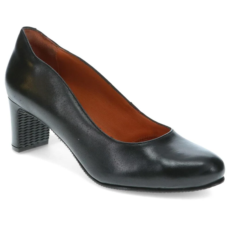 ZoeyWide Leather Court Shoes - ZOEYWIDE / 325 774 - Black Leather