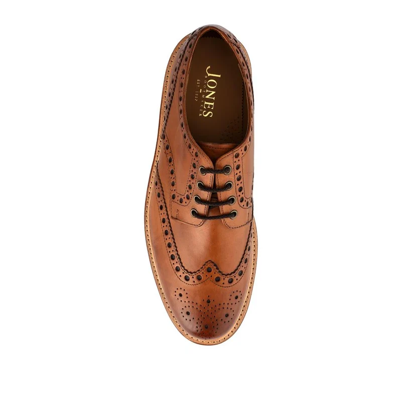 Bushwick1 Goodyear Welted Leather Brogues - BUSHWICK1 / null - Tan