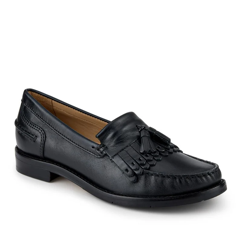 Paolina Smart Leather Moccasins - PAOLINA / 328 373 - Black