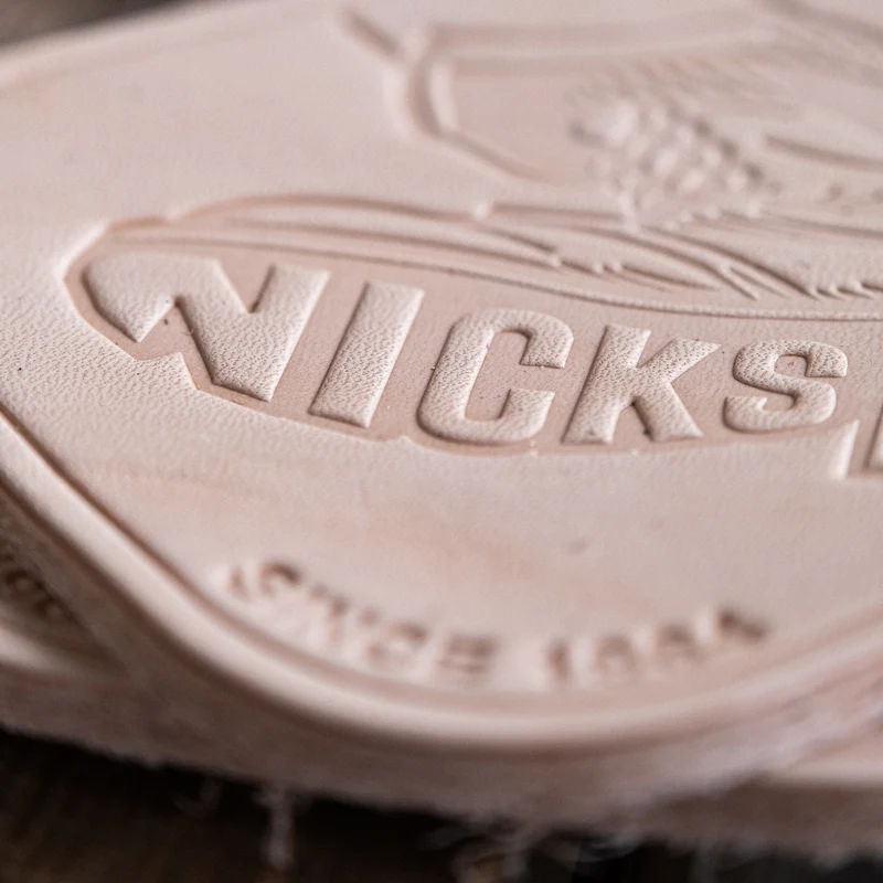 Nicks Stomp Coaster(In-Stock) - 12-15oz Wickett & Craig Belt Leather | Set of 5