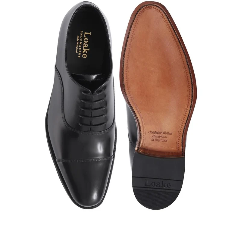 Loake Leather Goodyear Welted Oxfords - SMITH 3 - Smith 3 / 27234189 - Black