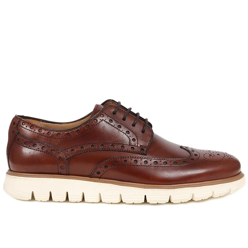 LondonCity2 Brogue Derby Shoes - LONDONCITY2 / 324 967 - Chestnut