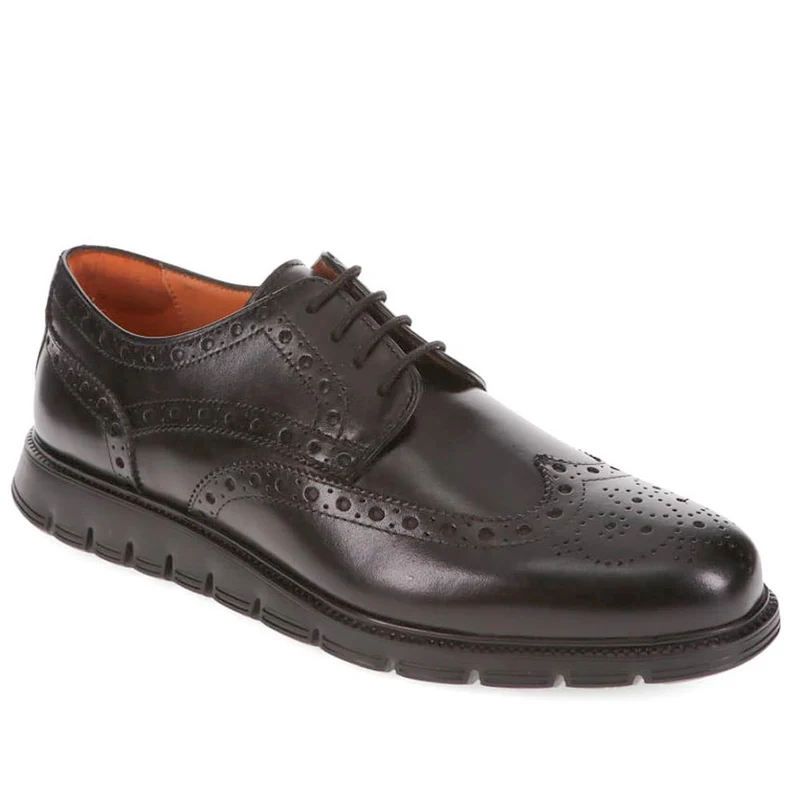 LondonCity2 Brogue Derby Shoes - LONDONCITY2 / 324 967 - Black