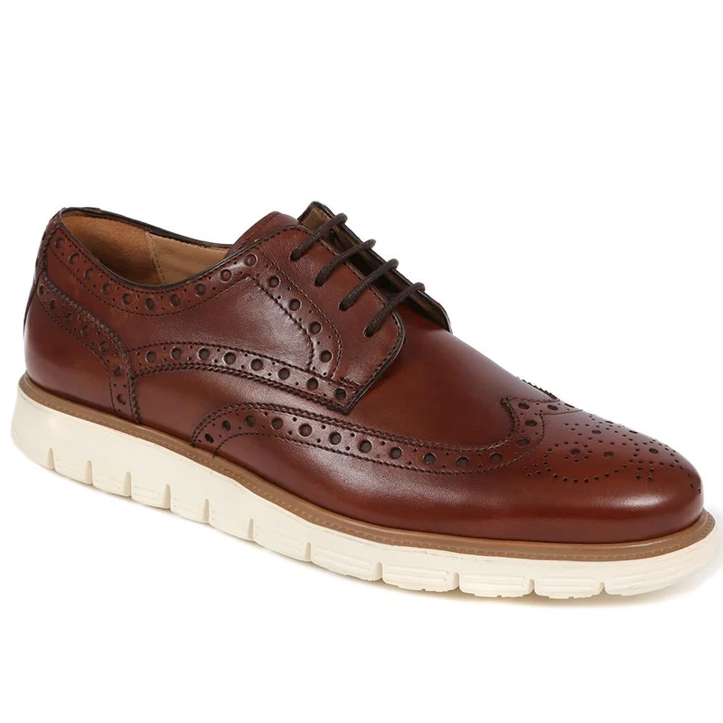 LondonCity2 Brogue Derby Shoes - LONDONCITY2 / 324 967 - Chestnut