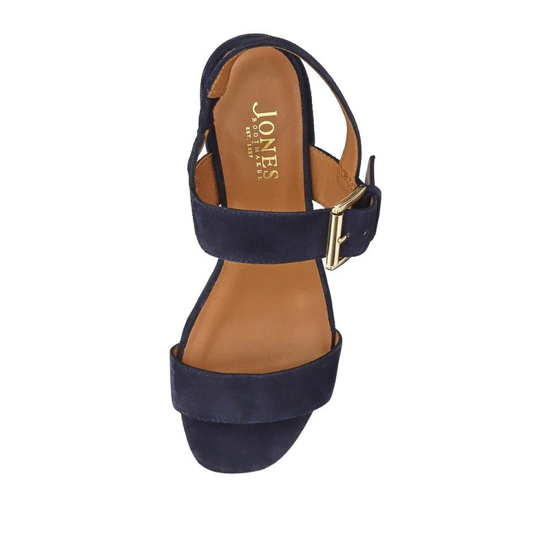 Kassidy2 Smart Block-Heel Sandals - KASSIDY2 / 327 390 - Navy Suede
