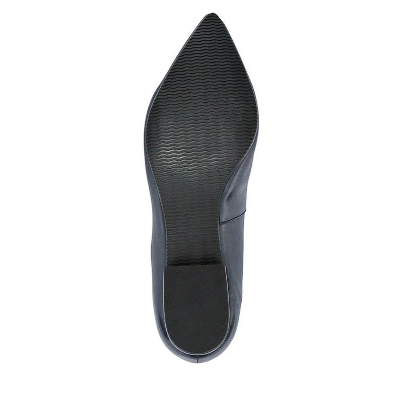 Sunstone Wide Leather Court Shoes - SUNSTONEWIDE / 325 775 - Navy