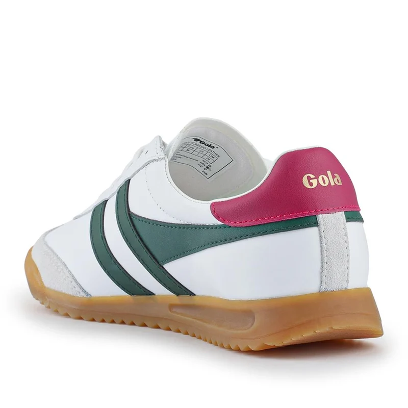 Gola Torpedo Leather Trainers - JAC41503 / 326 754 - White-Emerald