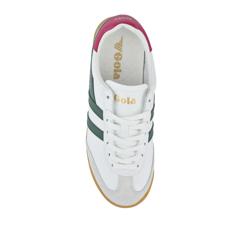 Gola Torpedo Leather Trainers - JAC41503 / 326 754 - White-Emerald