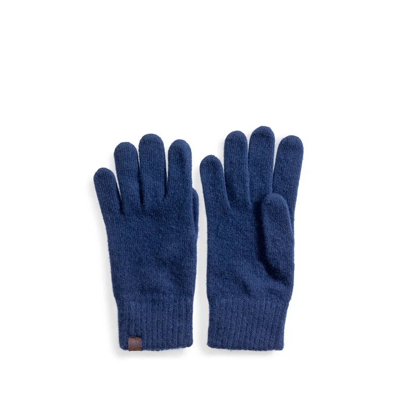 Handschuhe wolle blau
