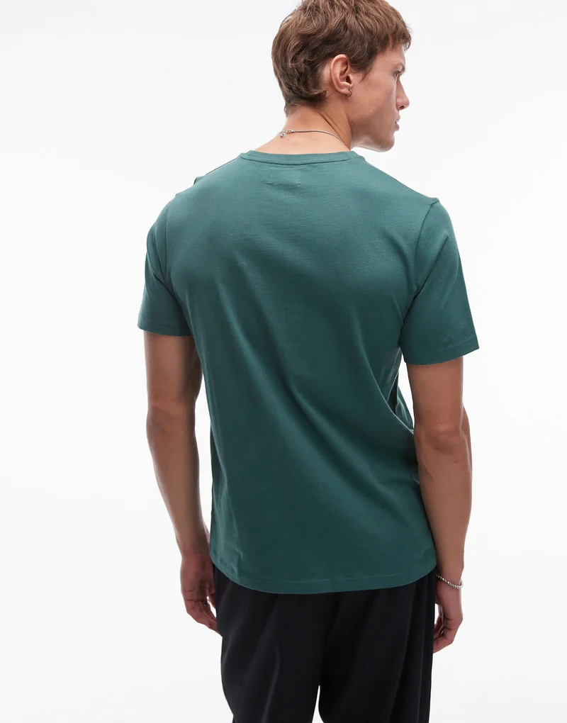 Topman regular fit t-shirt in green