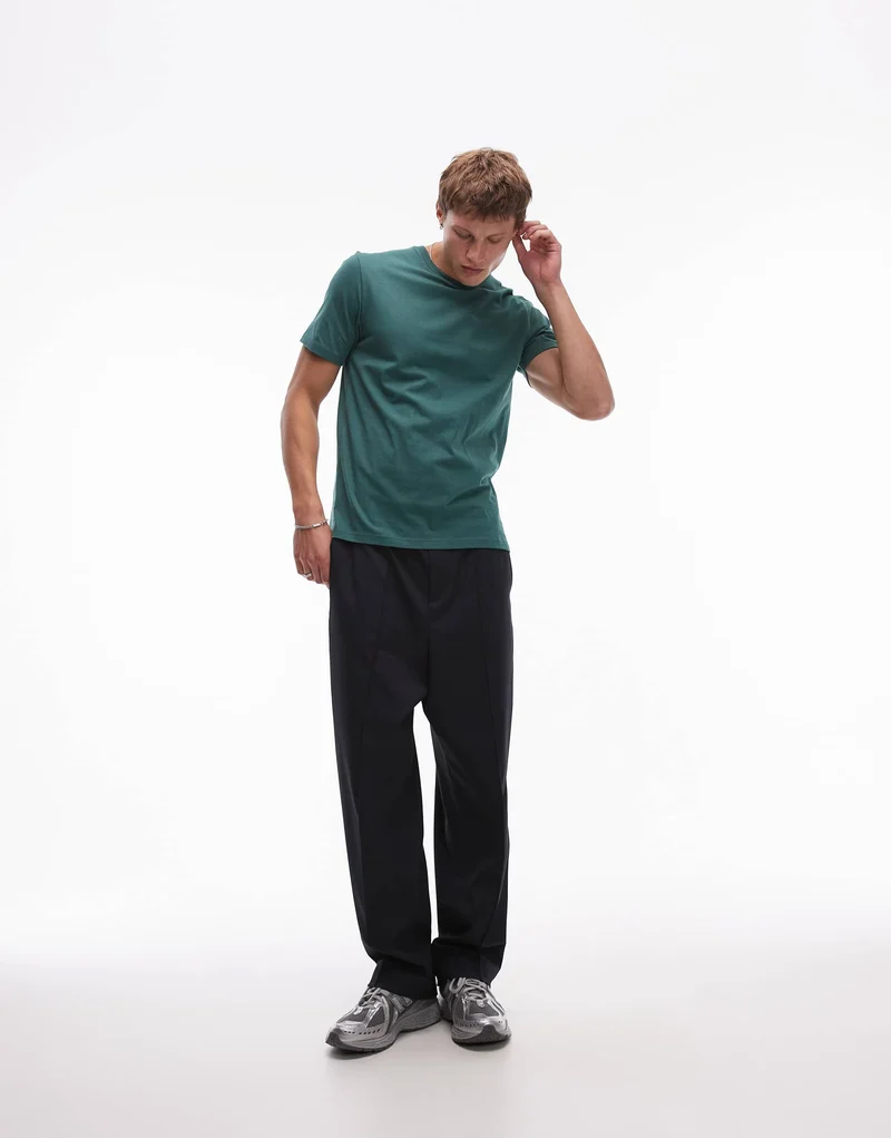 Topman regular fit t-shirt in green