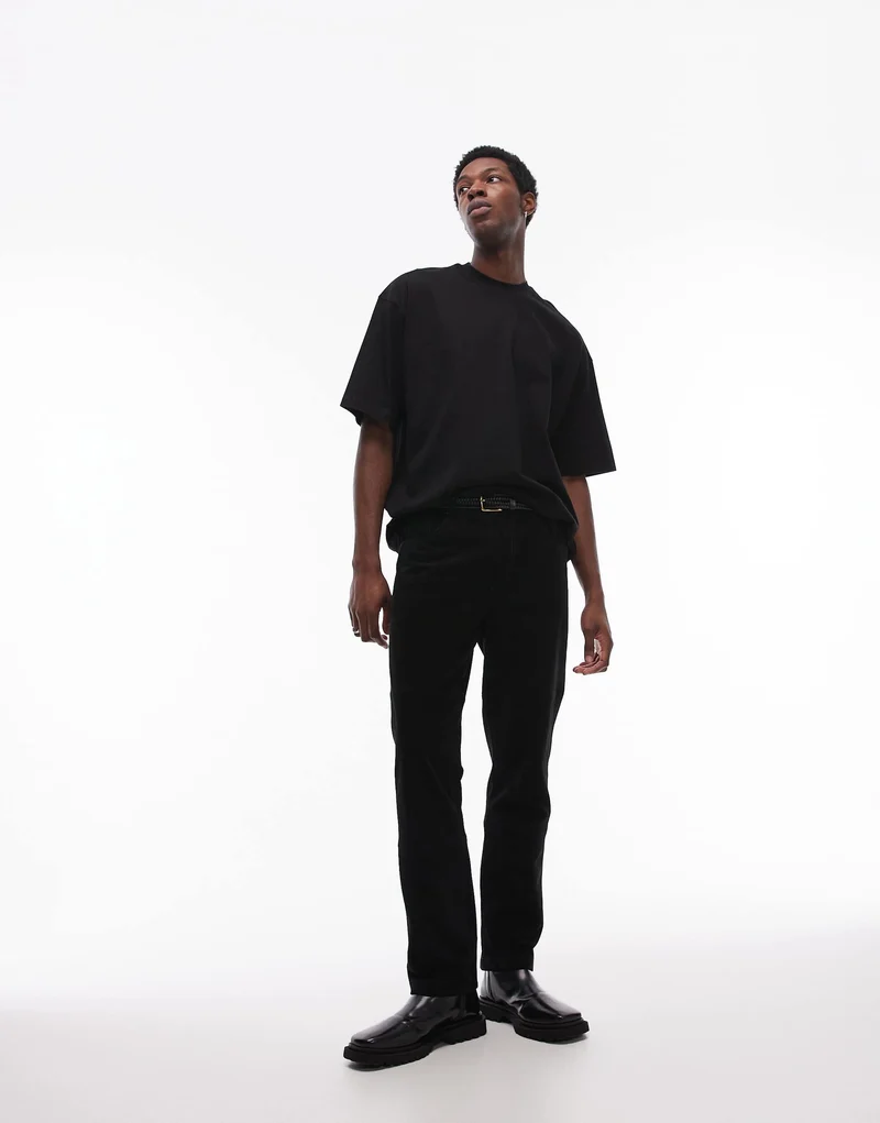 Topman extreme oversized fit t-shirt in black