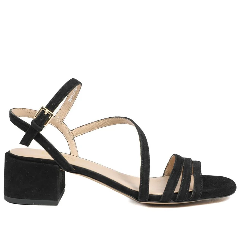 Ginette2 Heeled Leather Sandals - GINETTE2 / 325 061