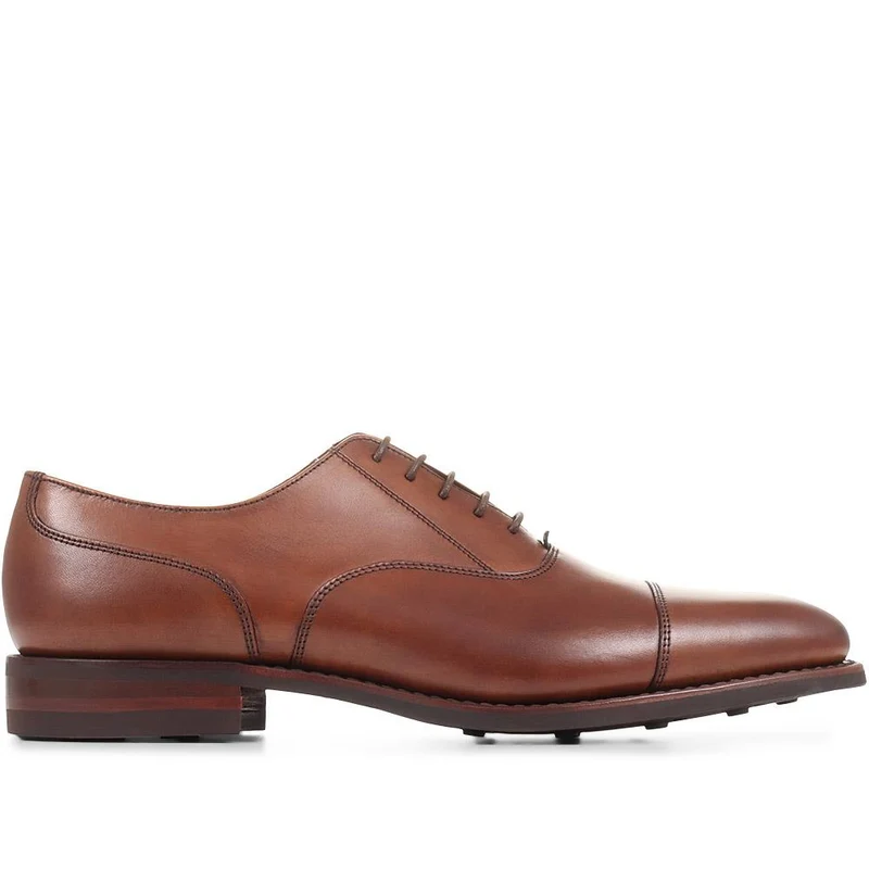 Comanche Wide Fit Goodyear Welted Leather Oxford S - LOA31504 / 317 647 - Brown