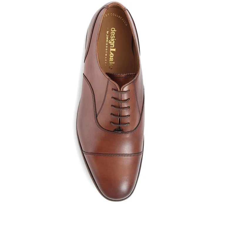 Comanche Wide Fit Goodyear Welted Leather Oxford S - LOA31504 / 317 647 - Brown