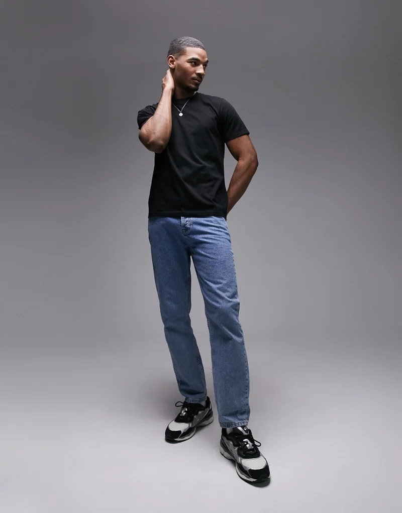 Topman regular fit t-shirt in black