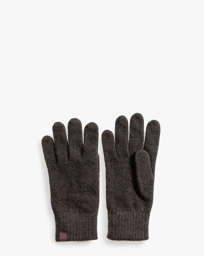 Handschuhe wolle braun