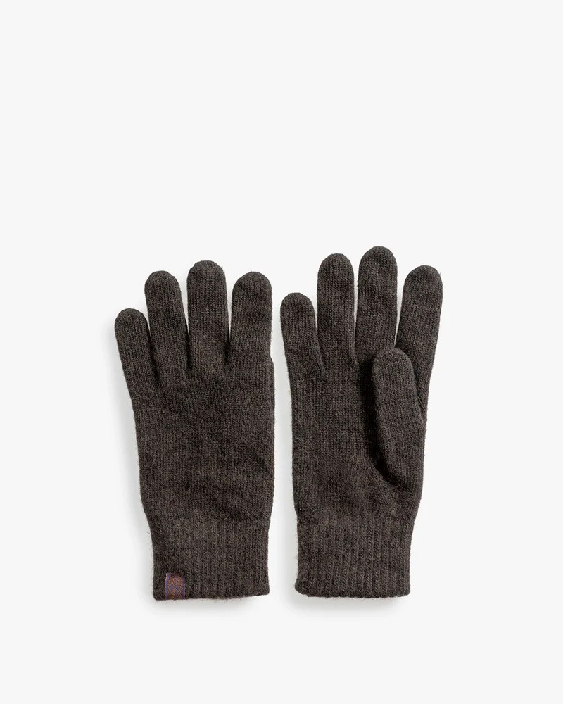 Handschuhe wolle braun