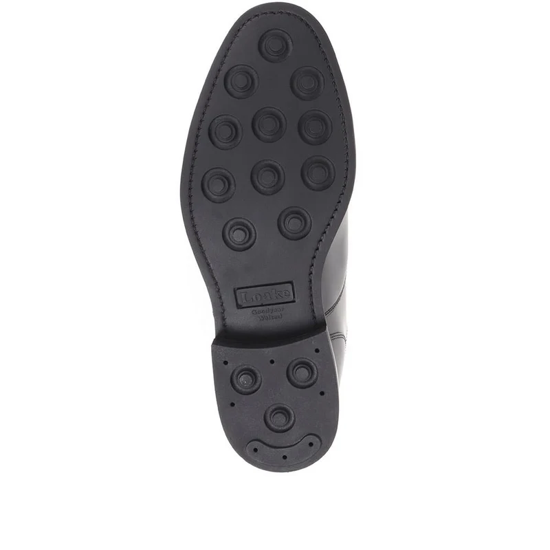 Comanche Wide Fit Goodyear Welted Leather Oxford S - LOA31504 / 317 647 - Black