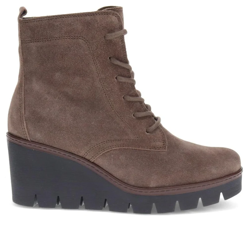 Ulrika Wedge Ankle Boots - GAB34535 / 322 106 - Grey Suede