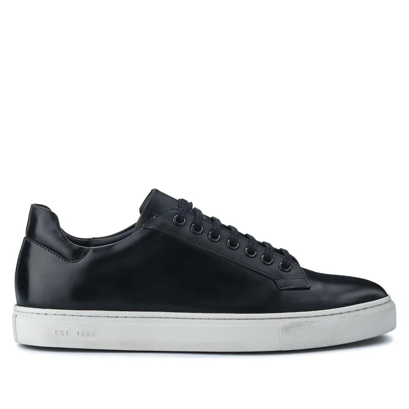 Simon Leather Men's Trainers - SIMON / 319 270 - Black Leather
