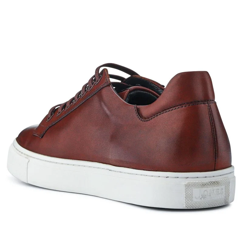 Simon Leather Men's Trainers - SIMON / 319 270 - Cognac Leather
