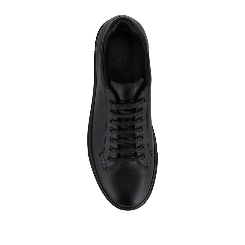 Simon Leather Men's Trainers - SIMON / 319 270 - Black-Black