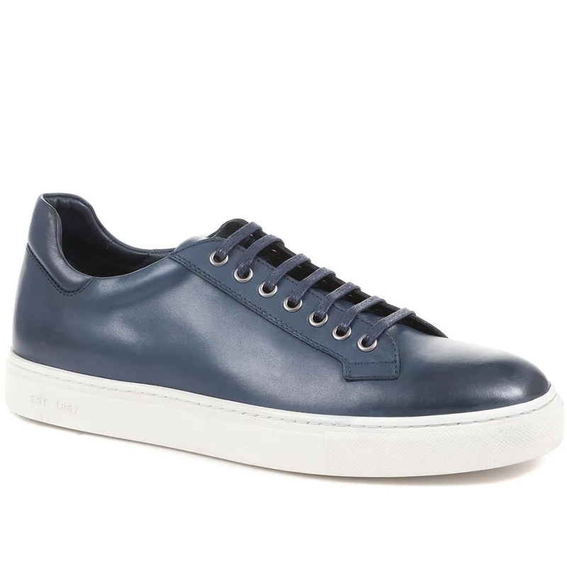 Simon Leather Men's Trainers - SIMON / 319 270 - Navy