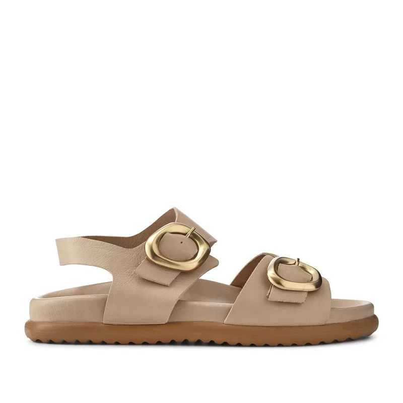 Juneau Buckled Sandals - JUNEAU / 327 358 - Taupe