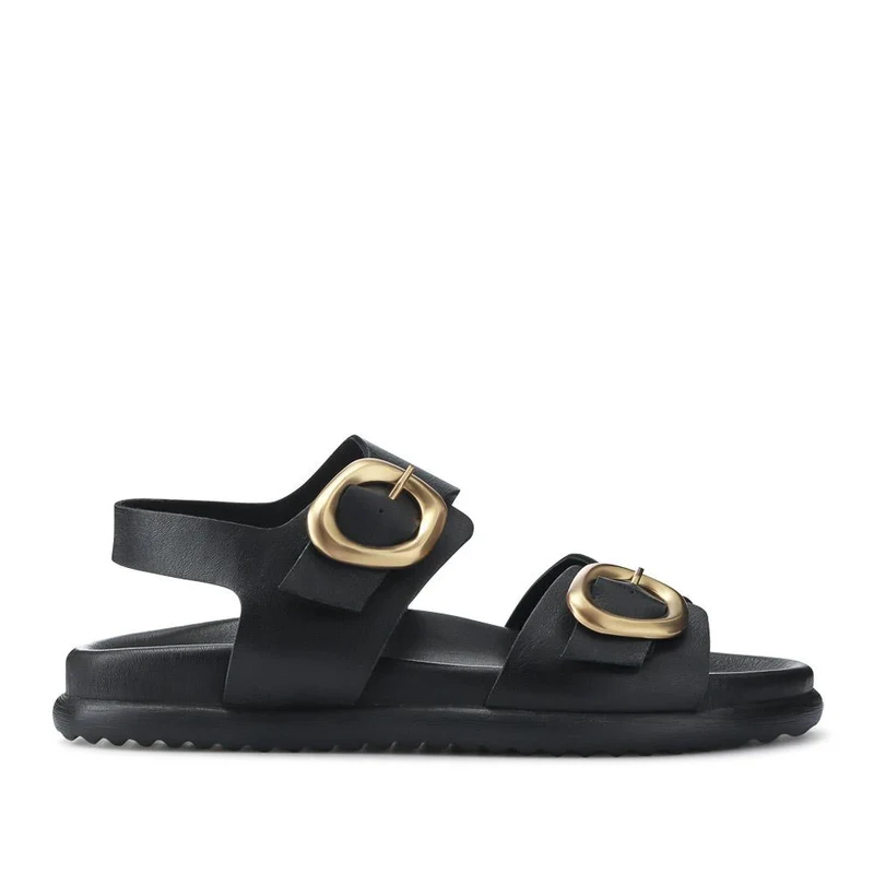 Juneau Buckled Sandals - JUNEAU / 327 358 - Black