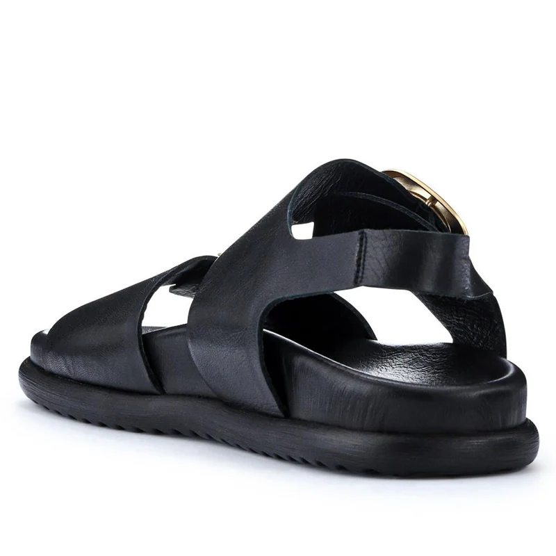 Juneau Buckled Sandals - JUNEAU / 327 358 - Black