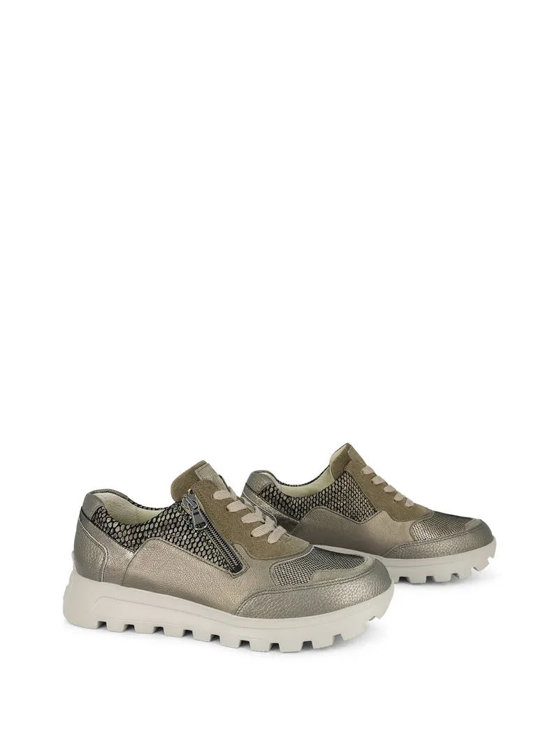 WISBY TAUPE METALLIC