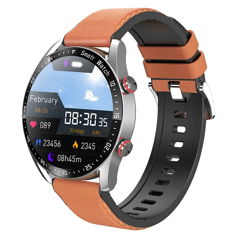 Rundes Smartwatch mit Bluetooth-Telefonfunktion