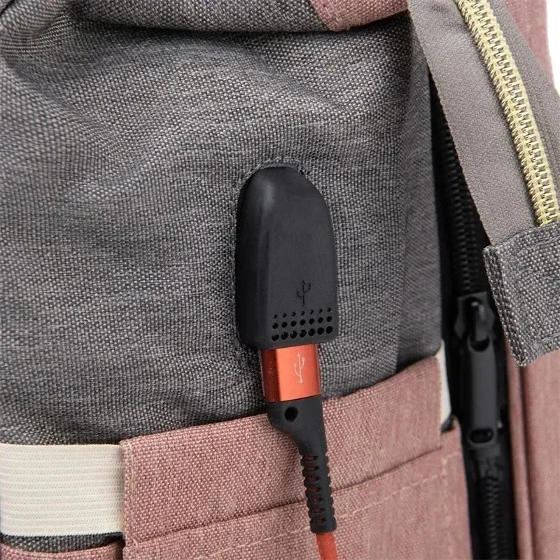 Faltbarer Wickelrucksack mit integrierter Liegefläche