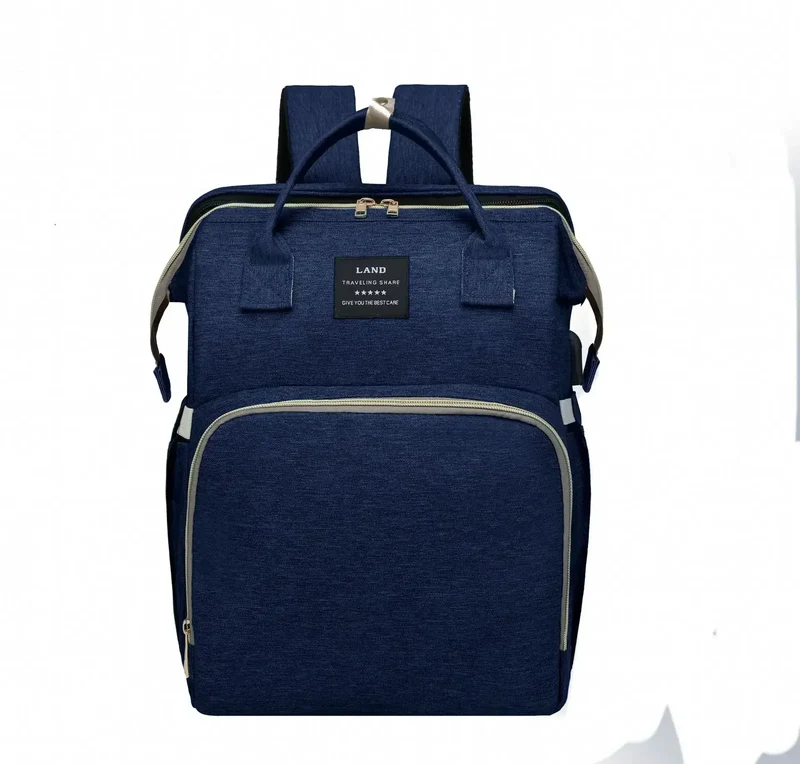 Faltbarer Wickelrucksack mit integrierter Liegefläche