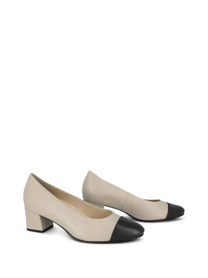 HEPBURN BEIGE~BLACK