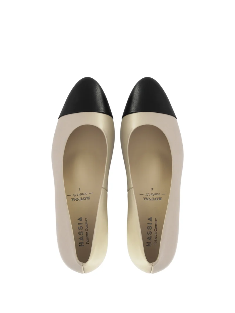 HEPBURN BEIGE~BLACK