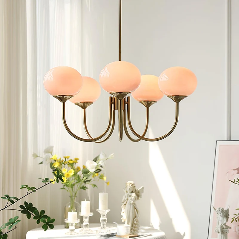 Lumoria Deckenleuchte – Moderne Glaspendelleuchte mit sanftem Wellen-Design