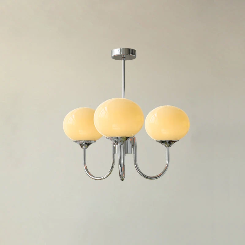 Lumoria Deckenleuchte – Moderne Glaspendelleuchte mit sanftem Wellen-Design