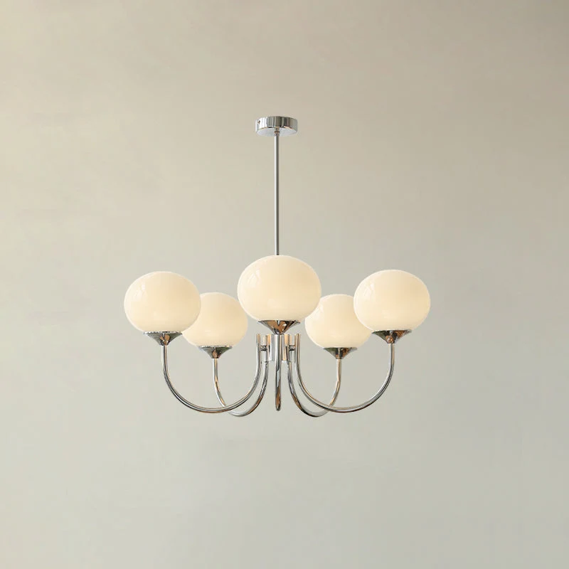 Lumoria Deckenleuchte – Moderne Glaspendelleuchte mit sanftem Wellen-Design