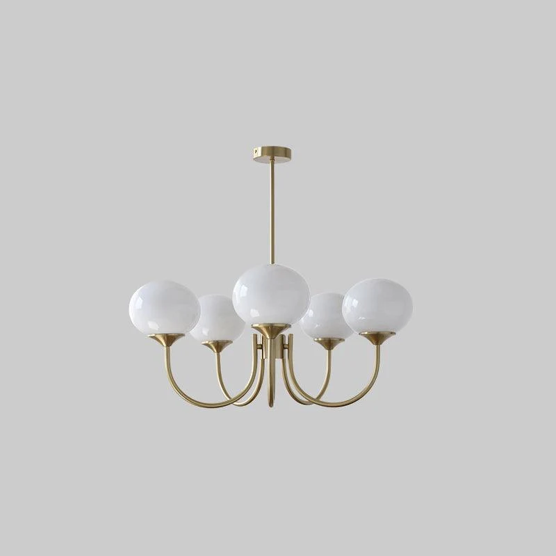 Lumoria Deckenleuchte – Moderne Glaspendelleuchte mit sanftem Wellen-Design