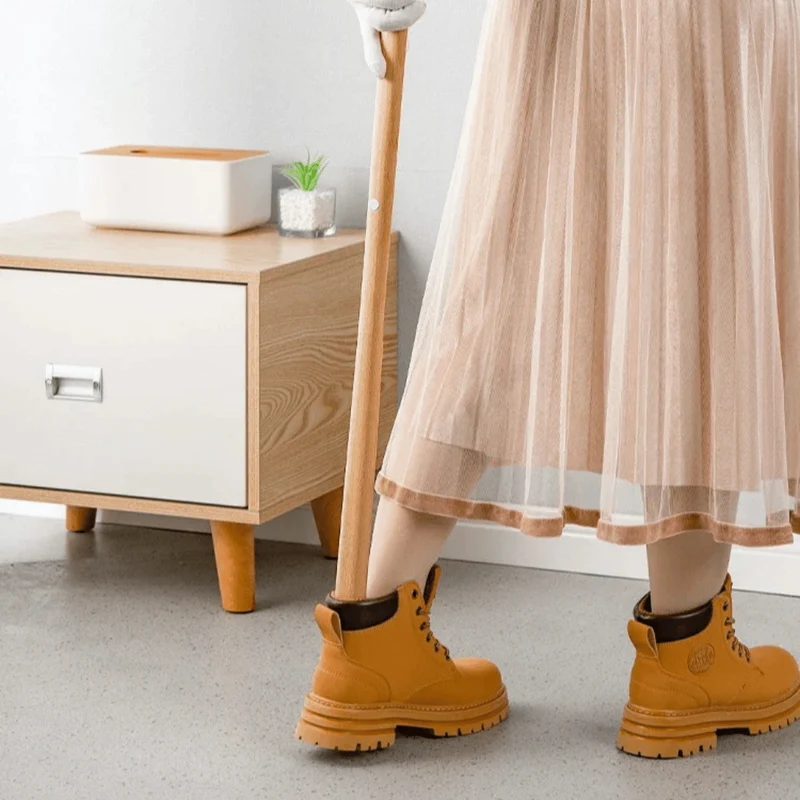 Walden magnetischer Schuhlöffel aus Buchenholz – Minimalistisches Design für bequemes Anziehen